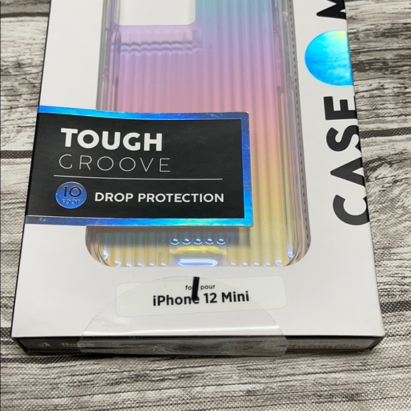 Case Mate Shiny Silver Case iPhone 12 mini 5.4” - Picture 2 of 6